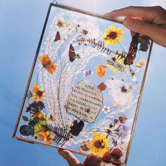 Customized Love Letter Series Dried Flowers - Funlifehub - #wall art# - #flower press#